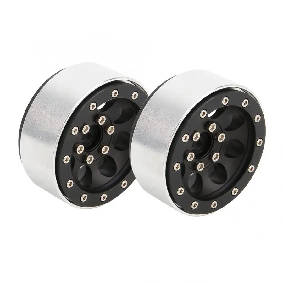 2Pcs 1.9 inch High Quality Aluminum Alloy Wheels Rims Hub RC Replacement Parts for 1/10 Crawler Climbing Car | Игрушки и хобби