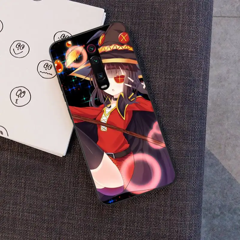 

Konosuba Megumin Coque Shell Phone Case for RedMi 5 5plus 6 Pro 6A S2 4X GO 7A 8A 7 8 9 K20 case