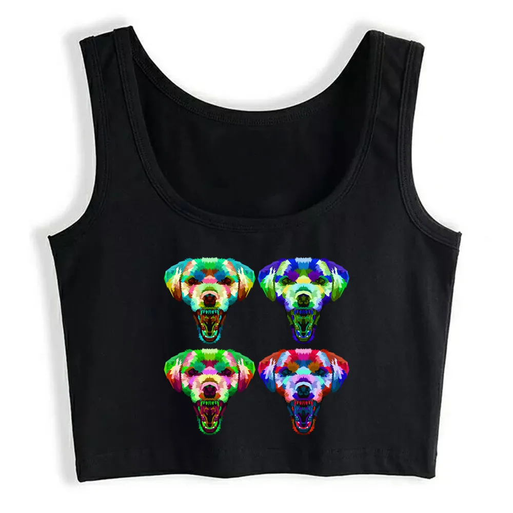 

Crop Top Women Fashion Dogs Fashion Dogs Harajuku Tank Top Women Sleeveless Women Clothes