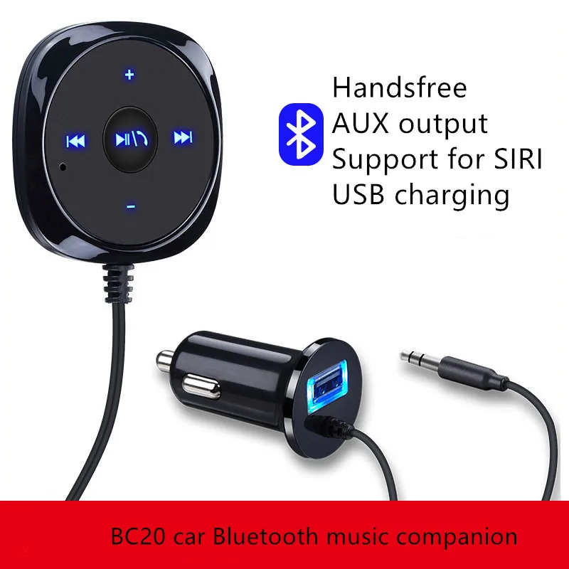 Bc20 Автомобильный MP3 плеер fm модулятор передатчик Bluetooth Aux аудио выход USB