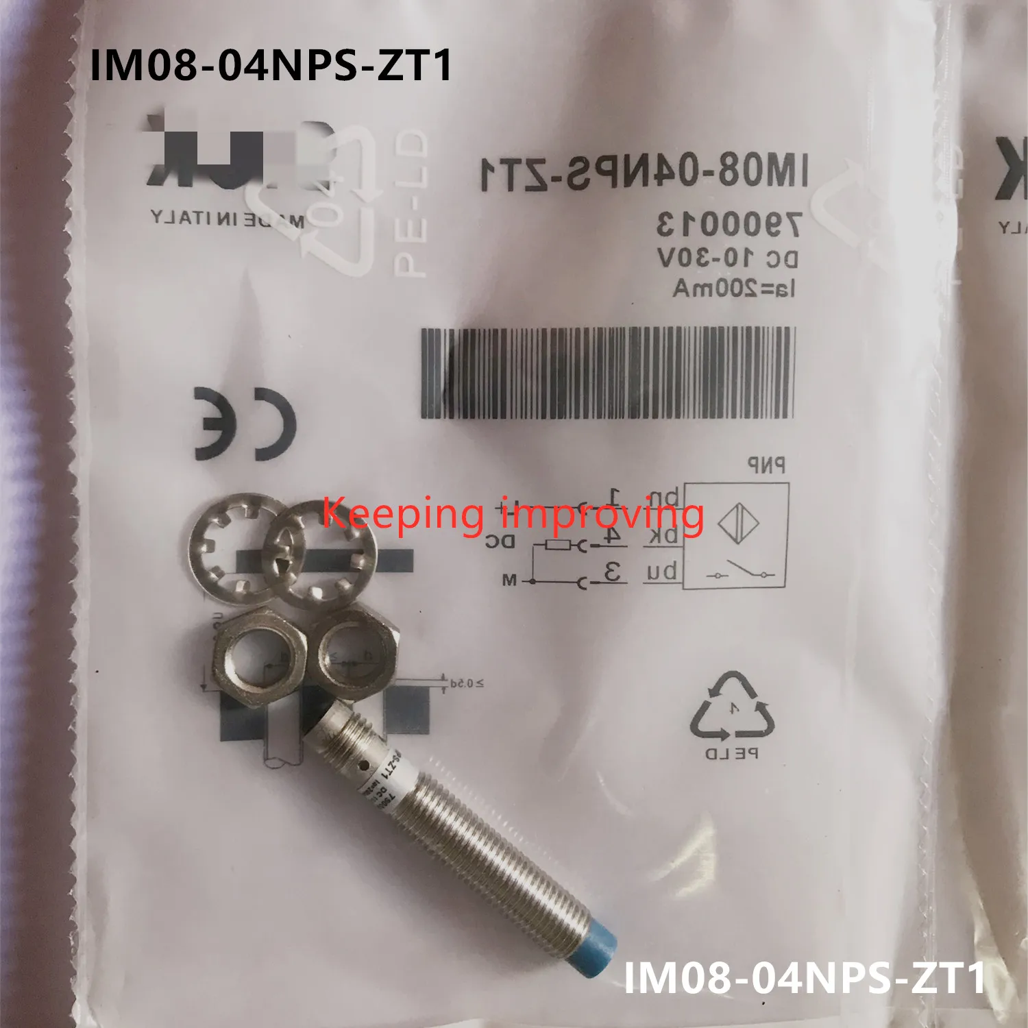 Оригинальный новый 100% IM08-04NPS-ZT1 Бесконтактный переключатель импорт фитинги датчик