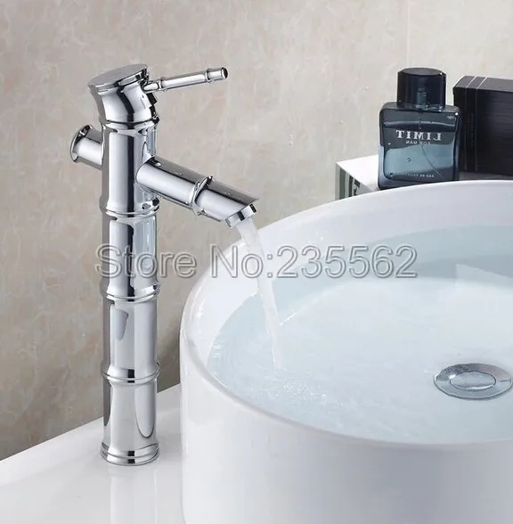 Полированный хромированный однорычажный смеситель с одним отверстием для