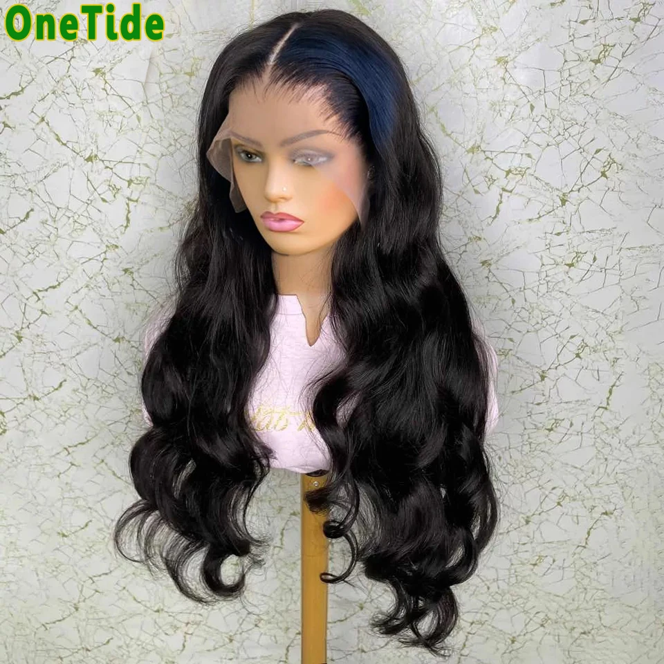 Pre Plucked Body Wave Lace Front Wig Brazilian Wavy Human Hair Lace Frontal Wigs For Women 30 Inch Bodywave Lace Closure Wig