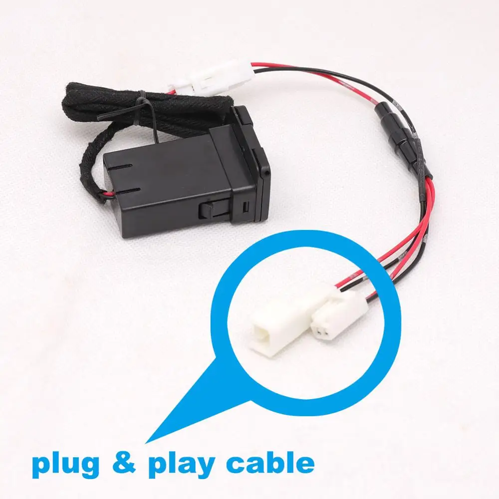 QC3.0 Quickcharge автомобильное зарядное устройство заднего сиденья двойной USB адаптер