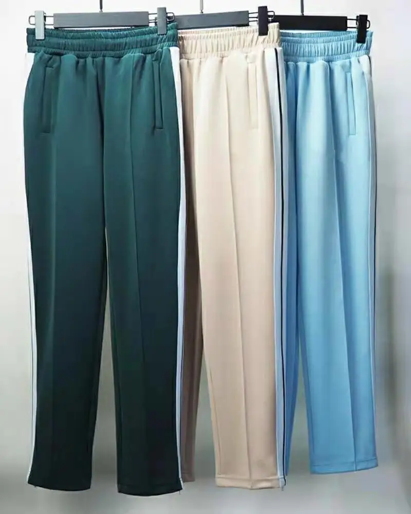 

2021 men's designer slacks women's casual rainbow side Stripe Drawstring fashion jogging men's outdoor pants S-XL