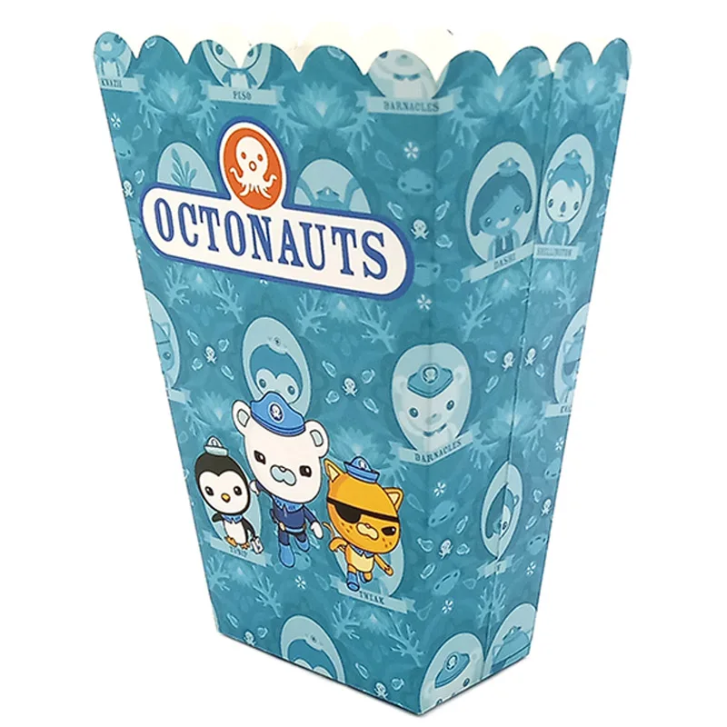 8 шт./лот коробка для попкорна Снэк детей Детские восьмиярусные тематические