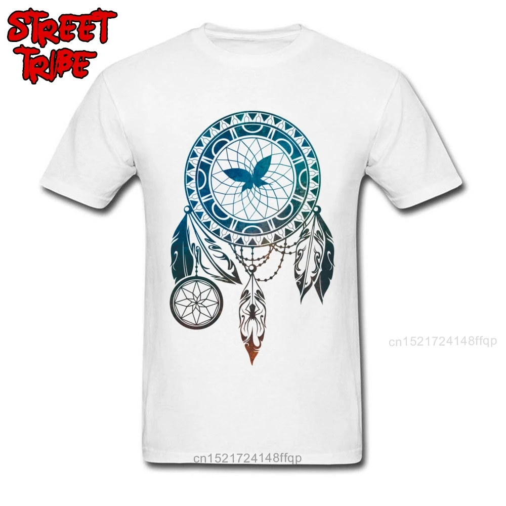 

Men Top T-shirts Dream Catcher Tshirt Designer Tops Dreamcatcher Shirt 100% Cotton O Neck Short Sleeve Europe Streetwear White