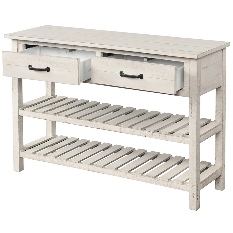 Ретро консоль боковой стол контейнер дом для прихожей с ящиками и полкой мебель