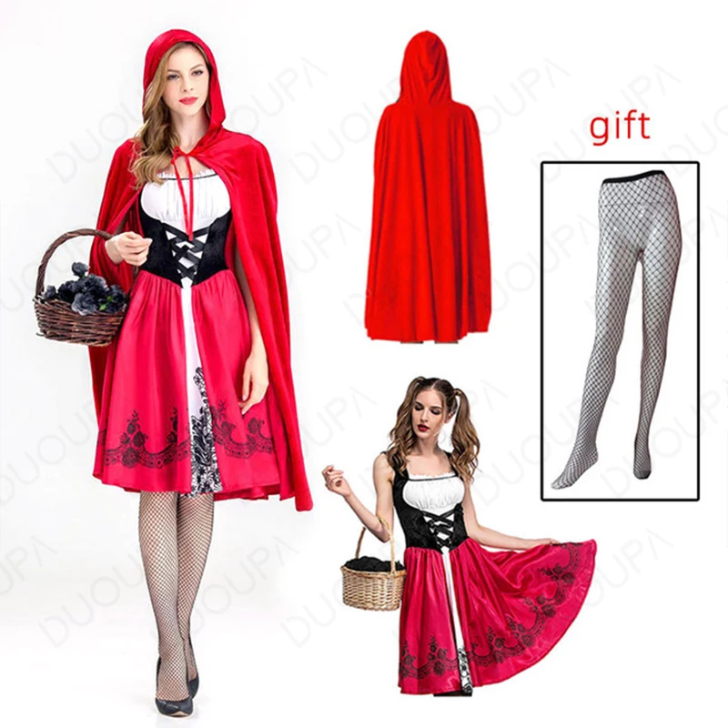 Маскарадные костюмы для косплея Красная Шапочка маскарадный костюм на карнавал