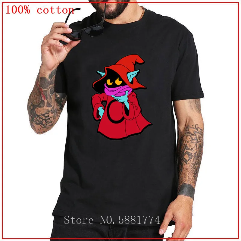 Новинка 2020 дизайнерская футболка Orko Thinking Super Big 80-х с графическим рисунком