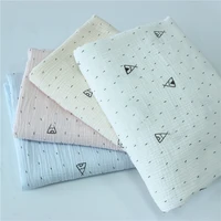 135x50cm cotton crepe polka dot seersucker infant double layer gauze fabric making blanket pajamas cloth