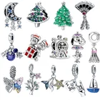 Шармы plata of ley 925 оригинальные подходят для оригинального браслета Pandora DIY ювелирные изделия Женская мода изысканный подарок
