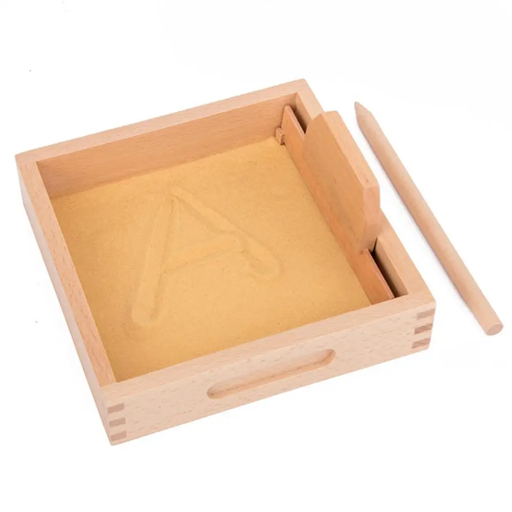 Letter Formation Sand Tray with Wooden Pen Alphabet Number Learning Kids Toy | Игрушки и хобби