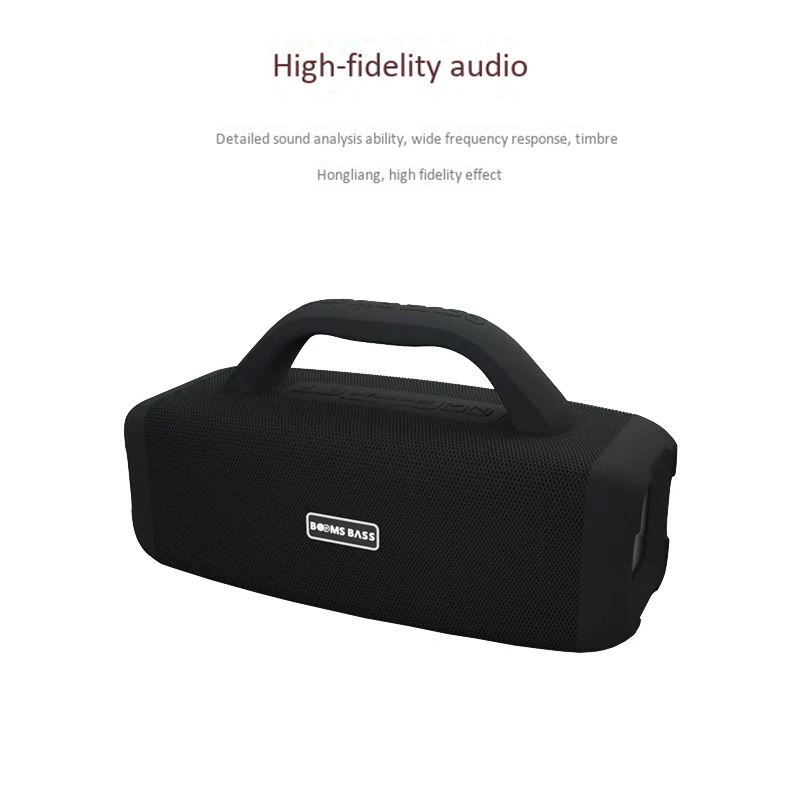 

Booms Bass L18 Mini Portable Wireless Bluetooth Speaker Stereo Radio Music Subwoofer Column Speakers with Tf Fm