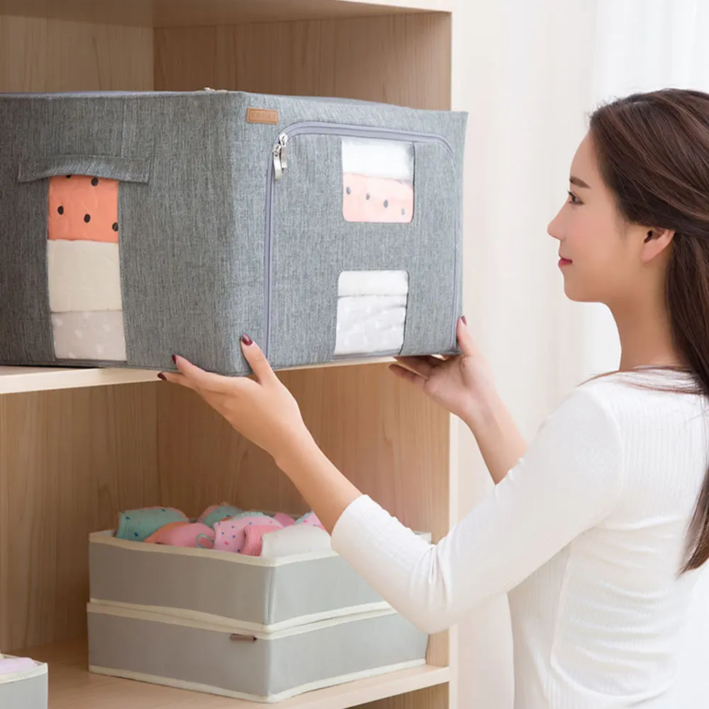 20L Водонепроницаемый ткань Оксфорд доманий ящик для хранения новая стальная рама