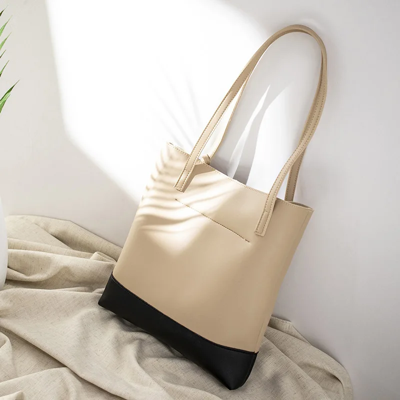 Fashion Handbag For Women Large Capacity Leather Shoulder Bag Ladies Casual Travel Totes Shopping Bag Tablet Cosmetics Organizer