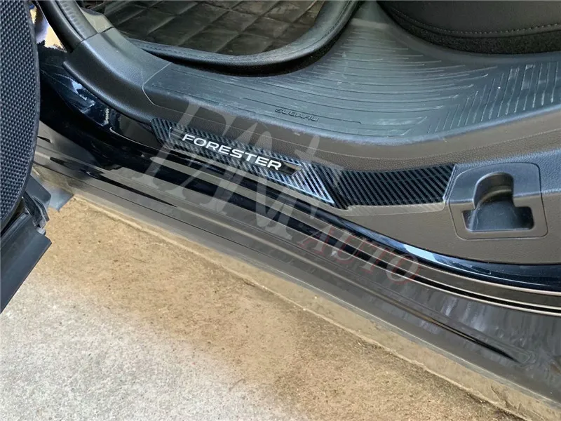 Накладка на порог из нержавеющей стали защитная накладка для Subaru Forester SK 2019 2020 2021