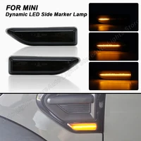 2pcs for mini countryman f60 2017 2018 2019 2020 2021 dynamic sequential led fender side marker light turn signal blinker lamp