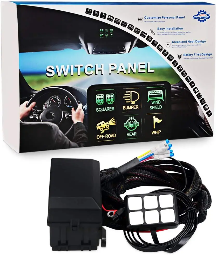 Для автомобиля 6 комплектов панель переключателя электронная релейная система