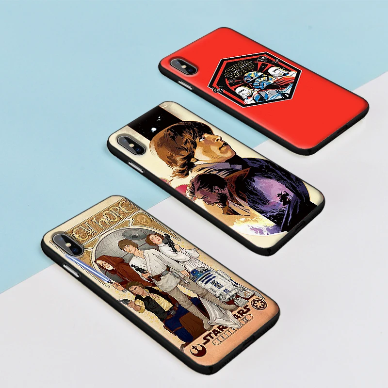 С мультипликационным принтом Звезда BB8 для samsung NOTE 8 9 M10 M20 M30 S7 край S8 S9 S10 плюс ТПУ