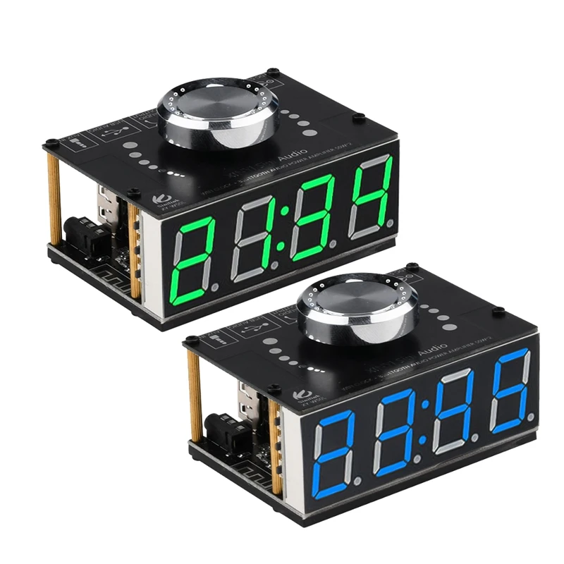 

HIFI уровень стерео Bluetooth цифровой усилитель мощности плата модуль с WIFI таймером часы