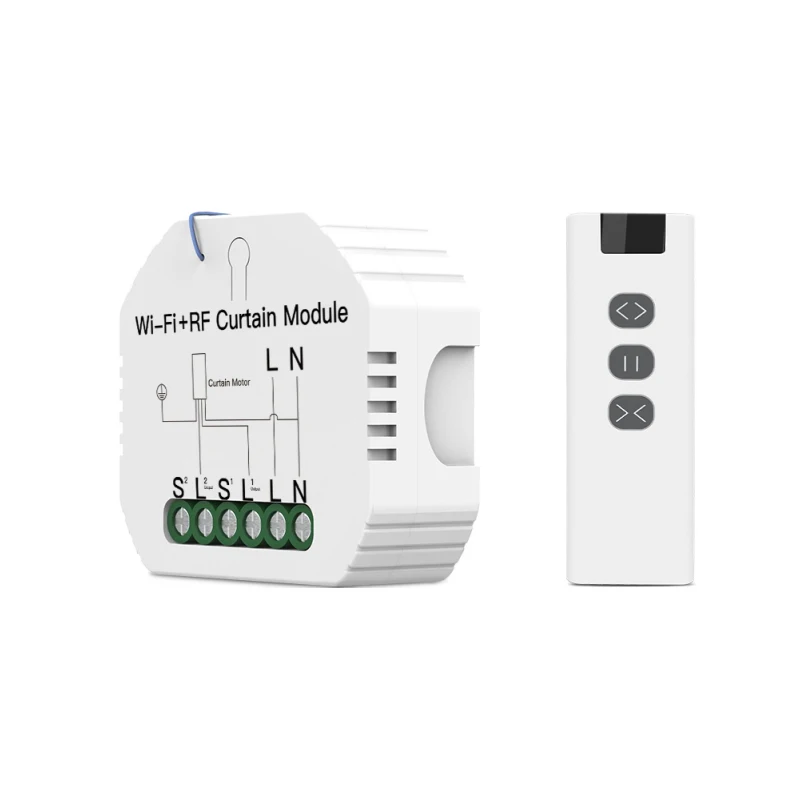 

Tuya Smart WiFi Curtain Switch Module For Roller Shutter Blinds Motor Smart Home Voice Control DIY Module For Alexa Google Home