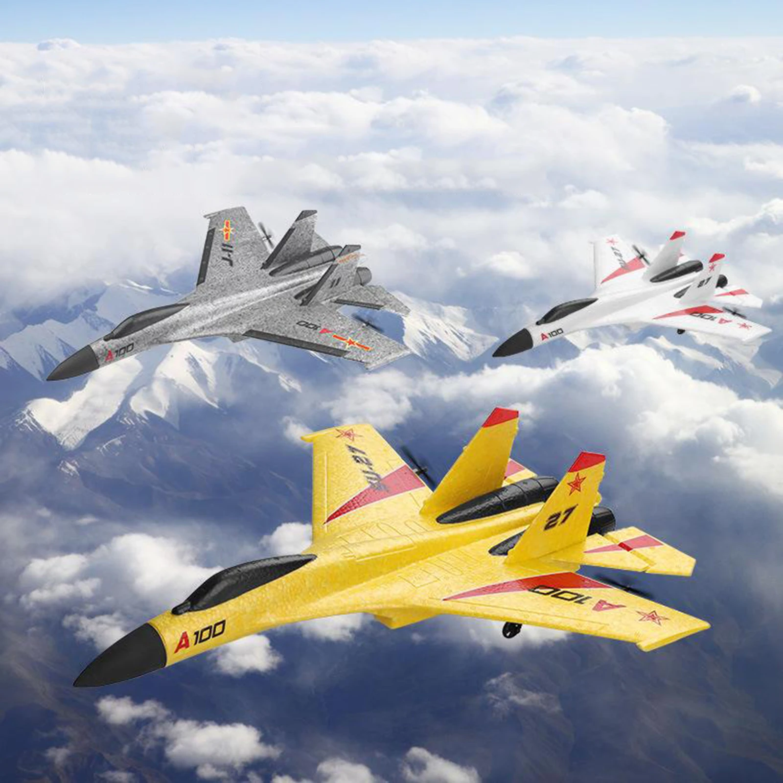 

WLtoys XK A100 Su-27 2.4G RC Aircraft Remote Control Coreless Motor RC Plane