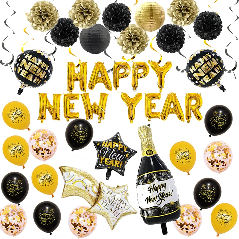 2020 воздушные шары из фольги для нового года вечерние украшения своими руками