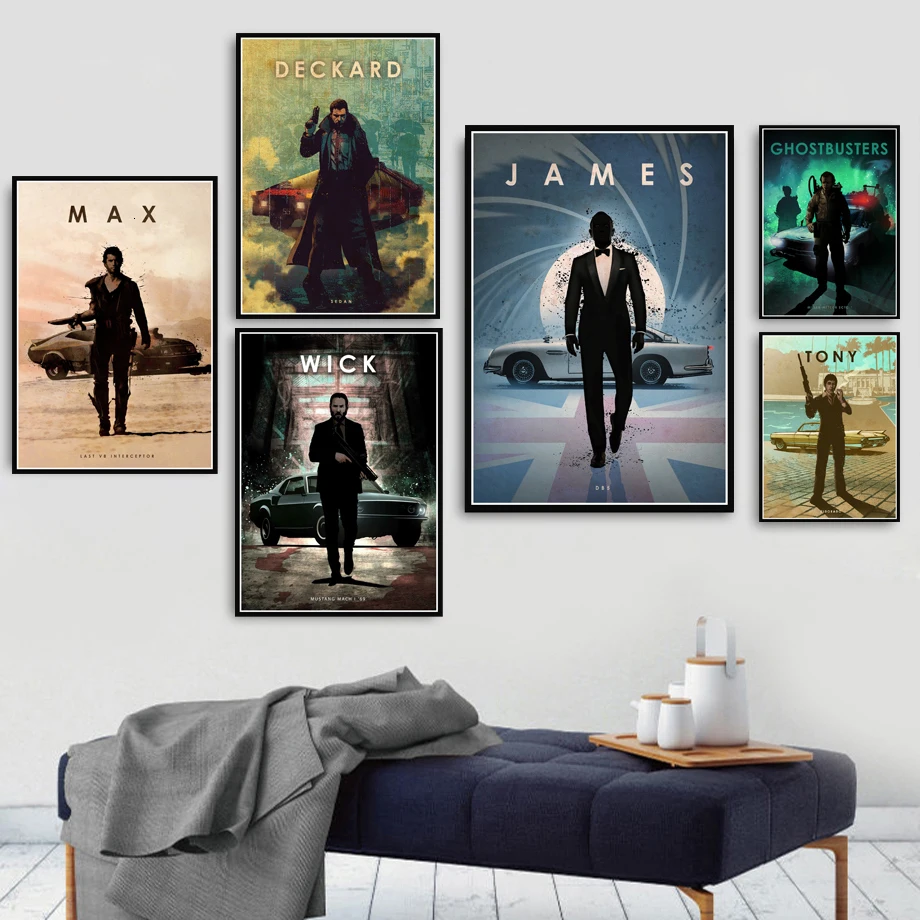 

Blade Runner Movie Car Legends Canvas Painting Posters And Prints Wall Art Picture Vintage Poster Decorative Home Decor Tableau