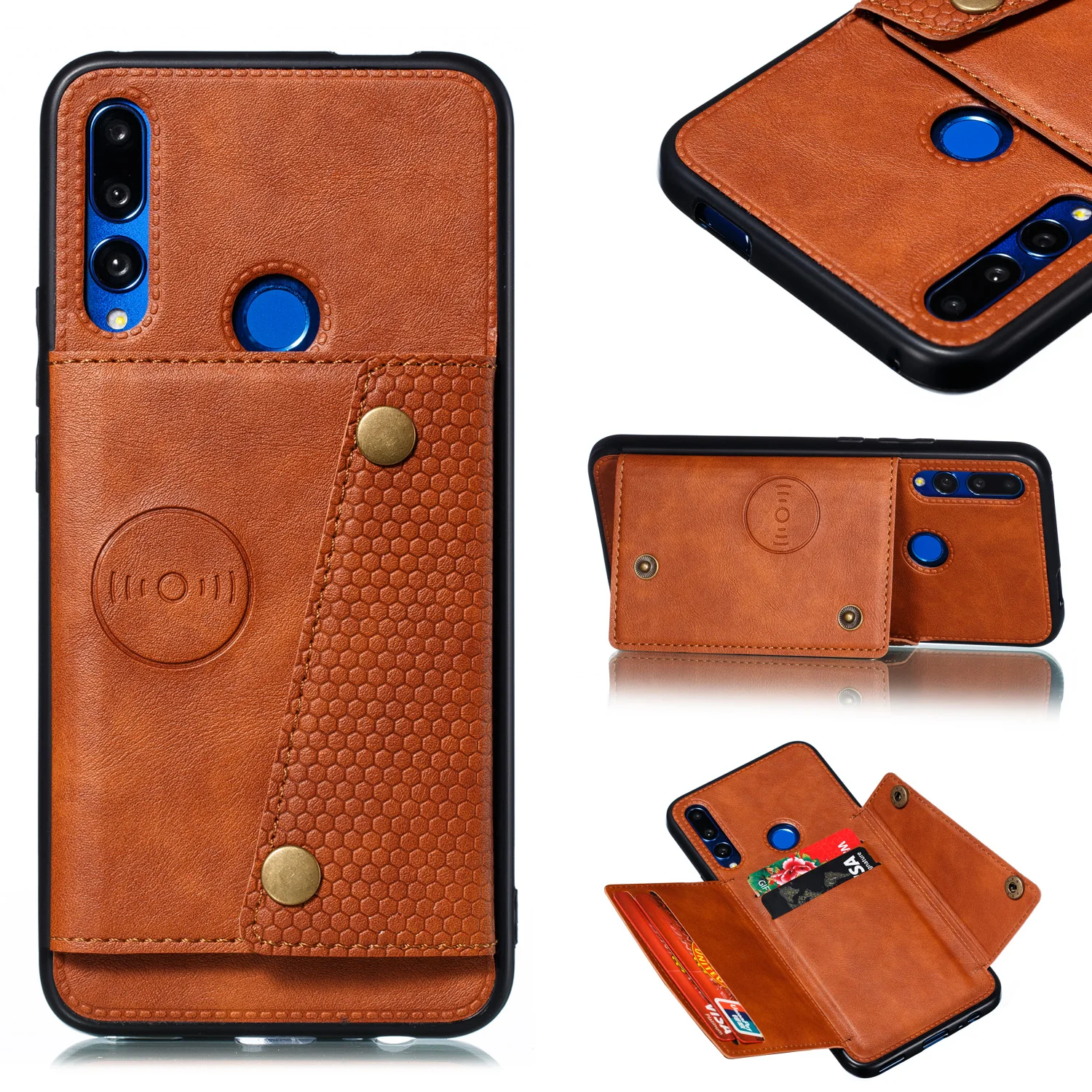 Чехол-бумажник с отделением для карт для huawei Y9 Prime P Smart Z P20 Lite Honor 20 Nova 5 5i 4e Mate20 P30 Pro кожаный чехол с подставкой