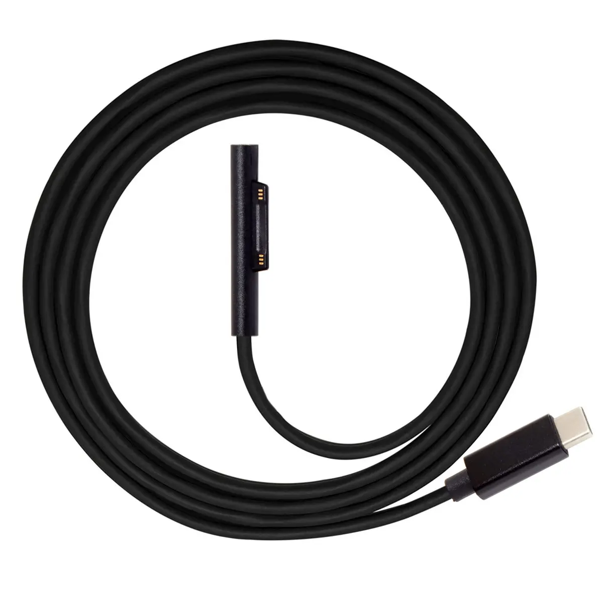 

DC 12-15V Type C USB C to Surface Pro3 Pro4 Pro5 Pro6 Book Charge Cable 1.8m