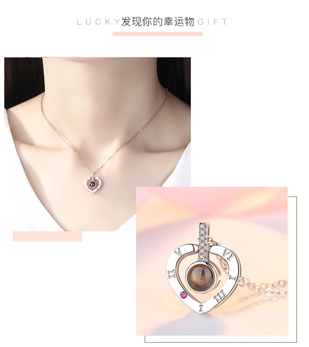 

Стандартное серебряное корейское простое креативное ожерелье