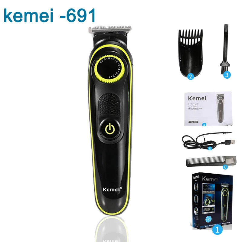 Беспроводная Машинка для стрижки волос мужчин перезаряжаемая машинка с низким