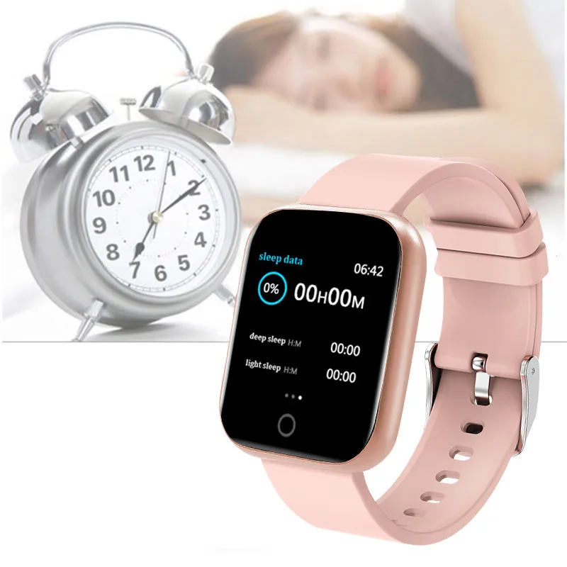 2021 smart watch women men smartwatch for android ios sleep monitor electronics sport clock music control smart watch hours free global shipping