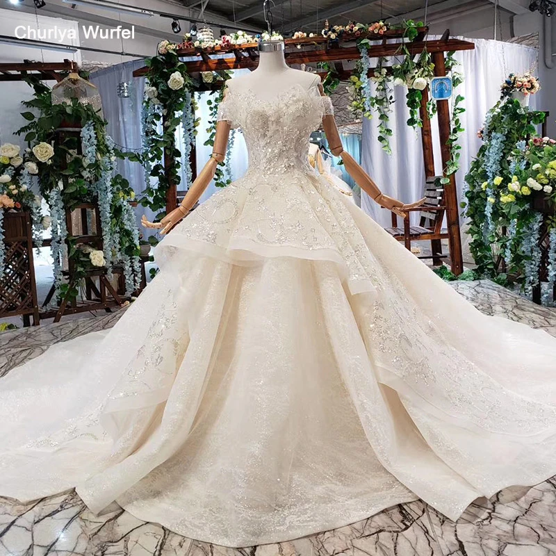 HTL583 свадебное платье принцессы роскошное Специальное с открытыми плечами бантом