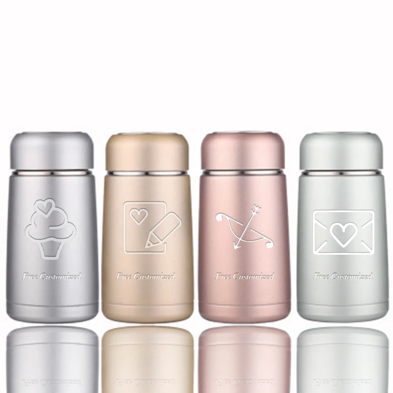 Термокружка Из Нержавеющей Стали с гравировкой дорожная кофейная кружка бутылка