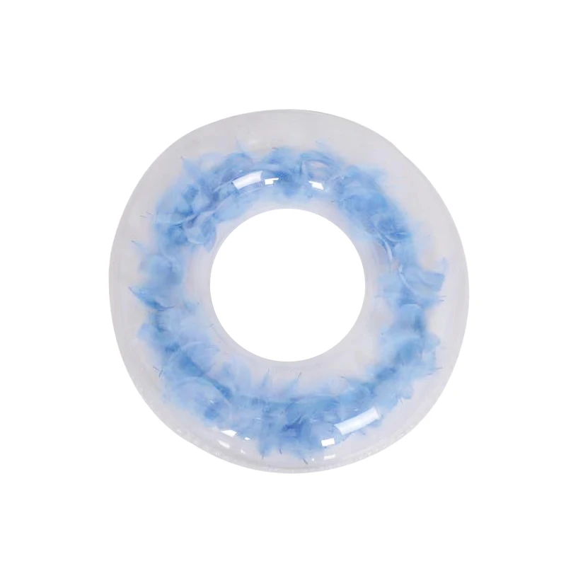 Фитнес 1 шт. Пластик надувные перо Плавательный Кольцо Буй для взрослых и детей