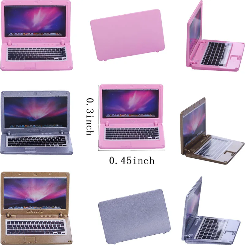 

Doll Tablet Folding Computer Toy Series Fit 18 Inch American Dolls And 43cm Reborn Baby Dolls,Our Generation,DIY Gift For Girl