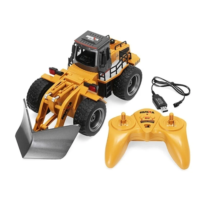 Amiqi Huina 1586 1:18 6Ch Metal Ruck Snowplows Car Rc Snow Clearer Truck Car For Kid Toys enlarge