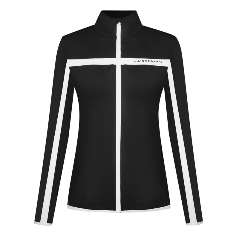 Golf clothing women's autumn and winter new windproof jacket fashion plus velvet warm sports slim jacket