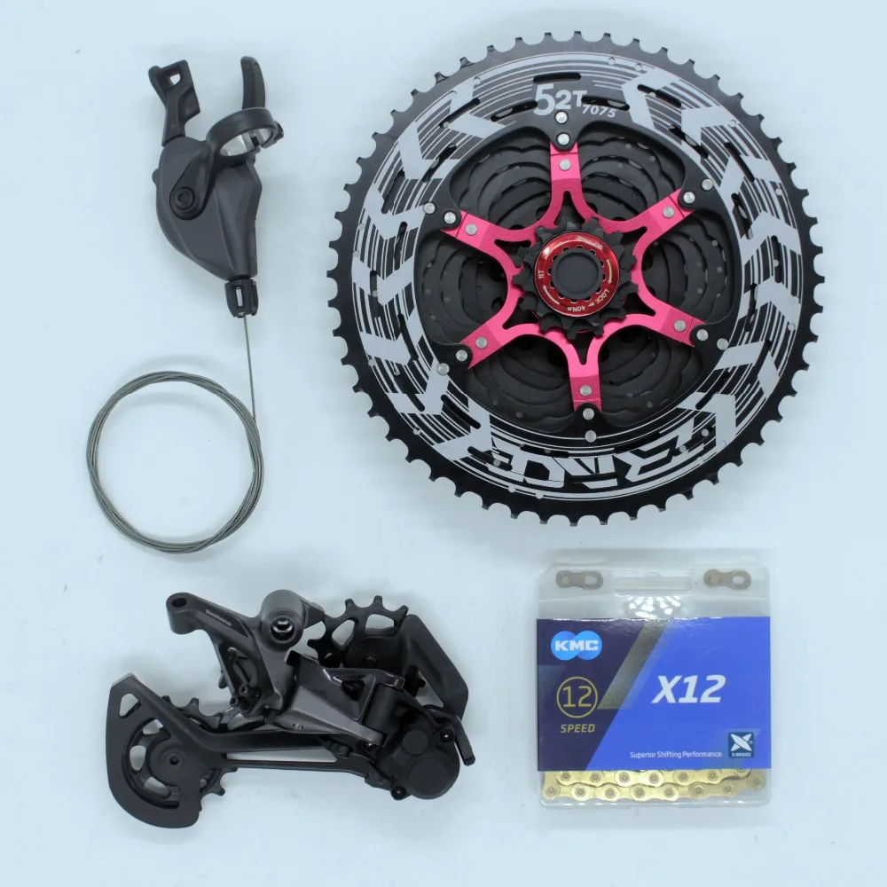 SHIMANO DEORE XT M8100 12-Скорость указано MTB горный велосипед 12-Скорость 52T SL+ RD+ ZRACE+ X12 M8100 переключения передач задний переключатель двухколесного велосипеда