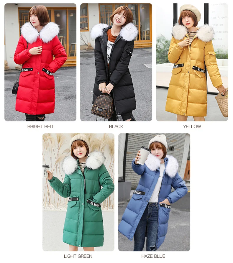 Big Size 6XL 7XL 8XL Women Jacket Winter Fur Hooded Parkas Female Plus Size Loose Women Thick Warm Cotton Women Long Coat Winter