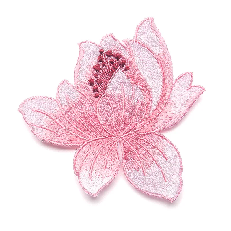 Вышивка в этническом стиле лотоса маленькая наклейка декоративная для одежды |
