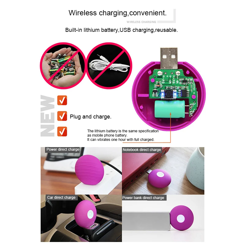 20 частота G spot Вагина массажный Вибратор яйца usb зарядка Стимуляция клитора пуля