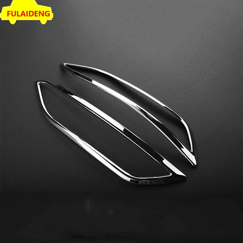 2 шт. для Hyundai Tucson 2016-2018 ABS Хромированная задняя панель ободок отделка Аксессуары