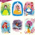 Алмазная 5D картина из мультфильма Disney, вышивка принцессы, вышивка крестиком, абстрактное искусство, полноразмерная Мозаика из смолы, декоративные подарки