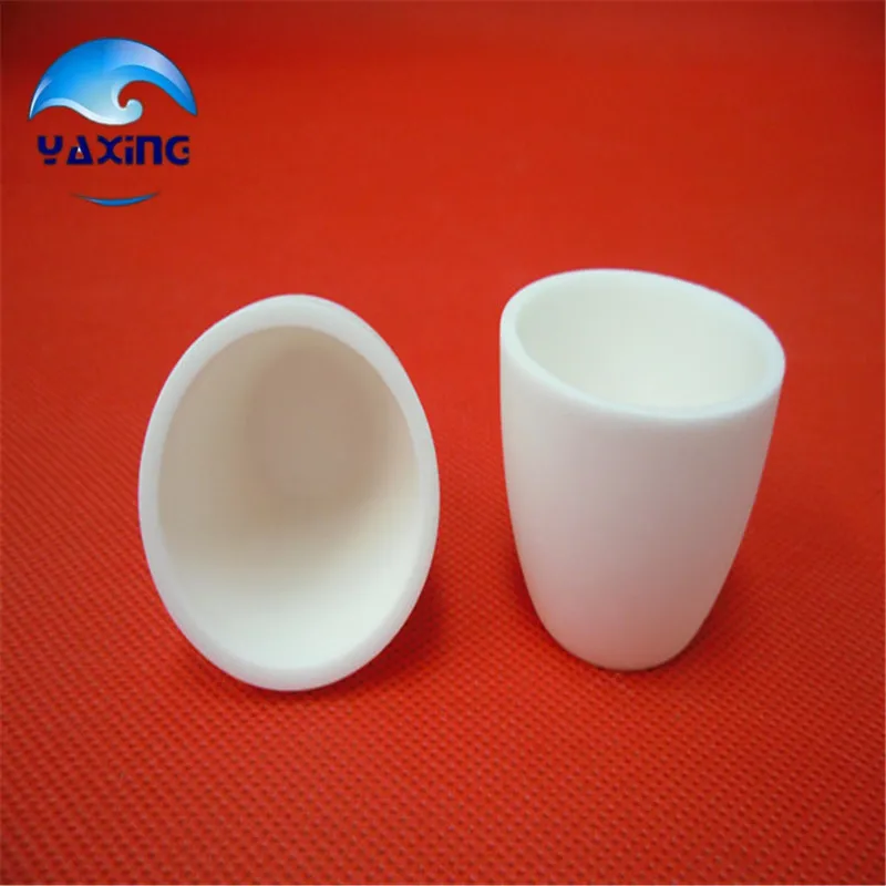 Upper dia 26x 18mm 5ml  arc-shaped 99% pure high alumina corundum crucible / Al2O3 ceramic crucible / Sintered crucible