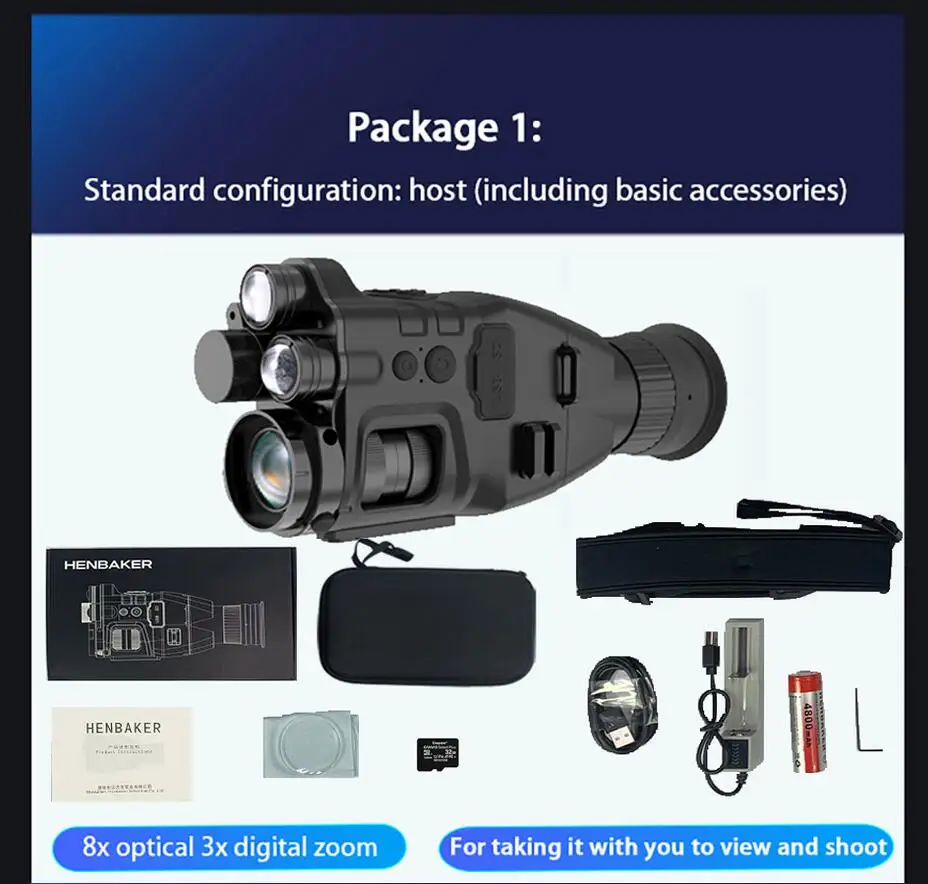 Новинка цифровой прицел ночного видения с двумя налогами охотничий дальномер