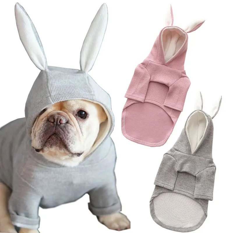 

French Bulldog Clothes Winter Pug Clothing Yorkshire Poodle Pomeranian Schnauzer Corgi Frenchies Costume Pet Coat Puppy Hoodie