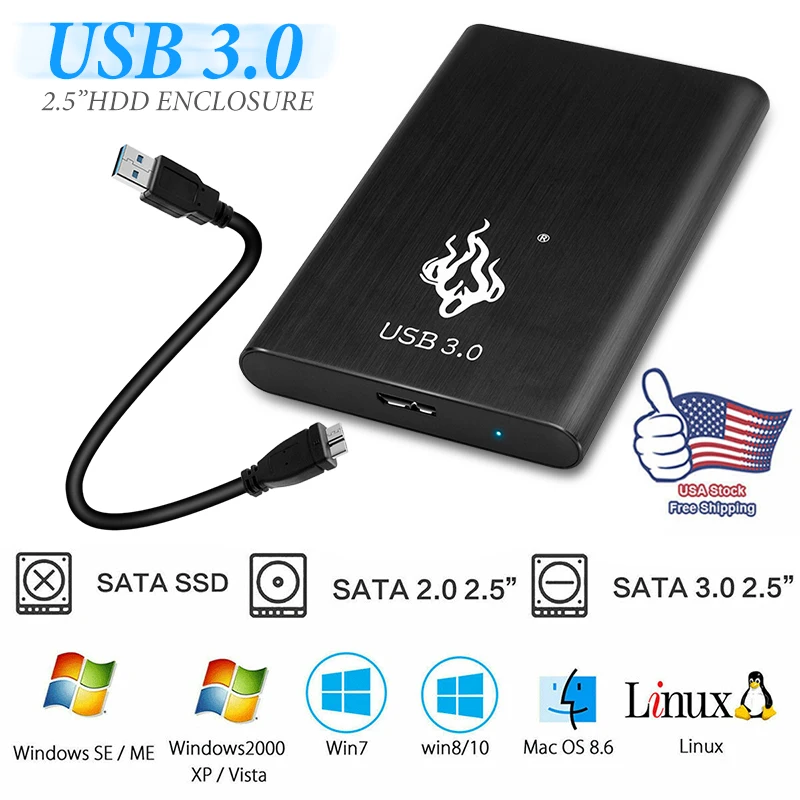 

External Hard Drive Portable Hard Drive HD Extern 1TB 2TB Storage